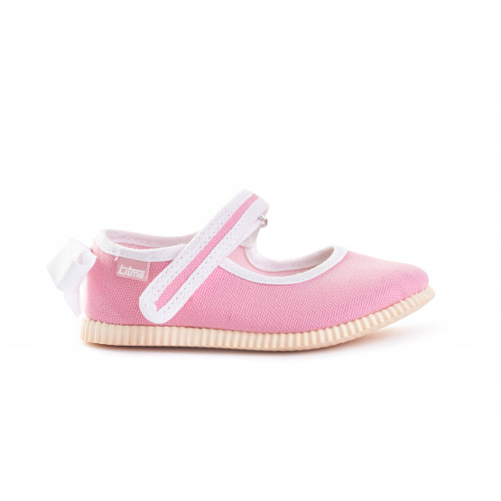 Детские туфли "Лодочка" MARI розовые + бантик (L-732E1-1-RO) фото 1